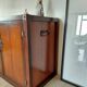 Buffet under Roche Bobois in wood, Chinese/Asian vintage furniture.