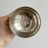 Set of 6 vintage metal dessert bowls