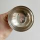 Set of 6 vintage metal dessert bowls