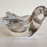 Empty crystal pocket in vintage bird shape