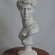 Buste de David en platre