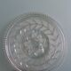 Plat à tarte, plat de présentation en verre ciselé Walther Glass