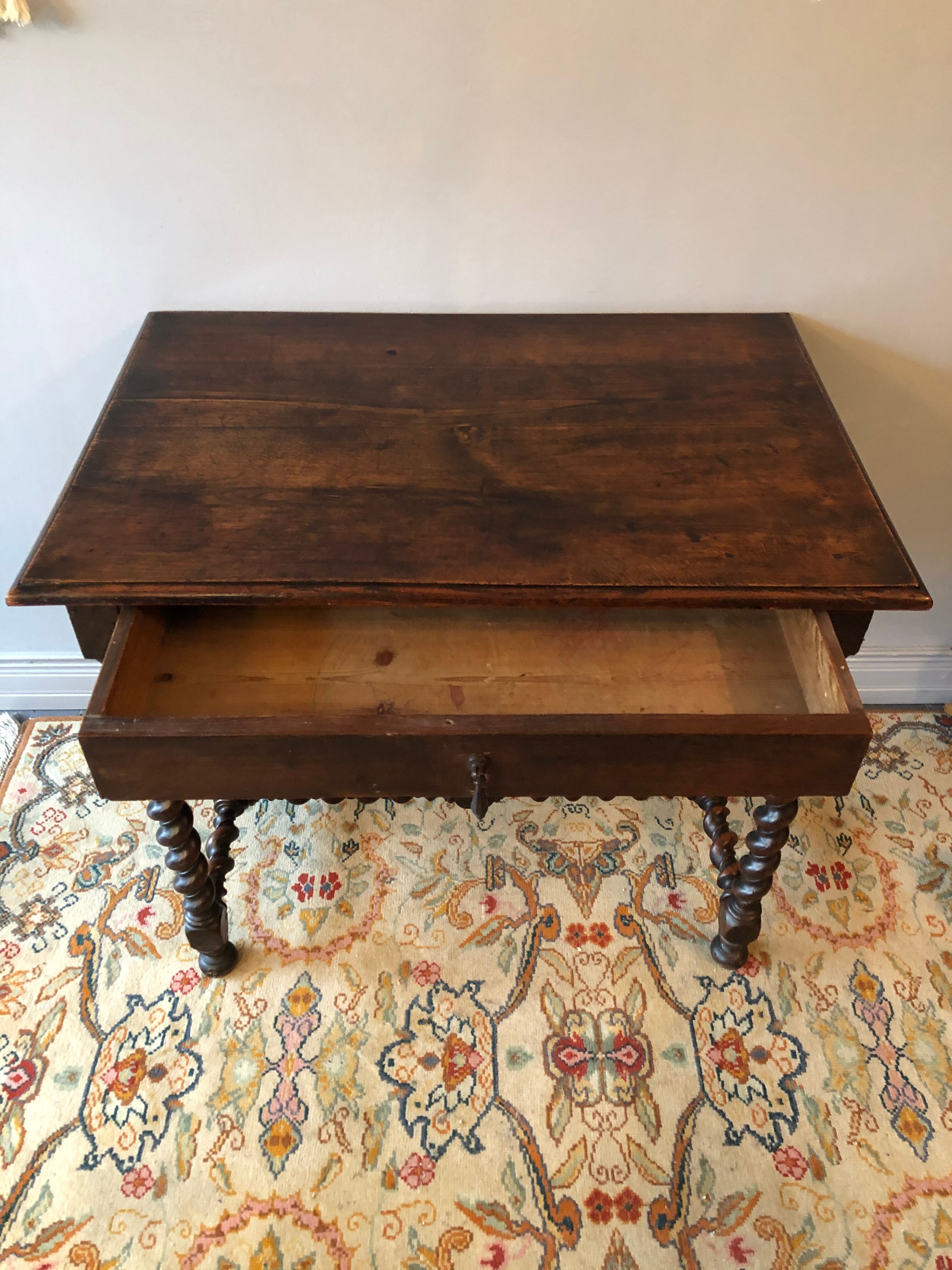 Office, writing table at the end of the 19th century