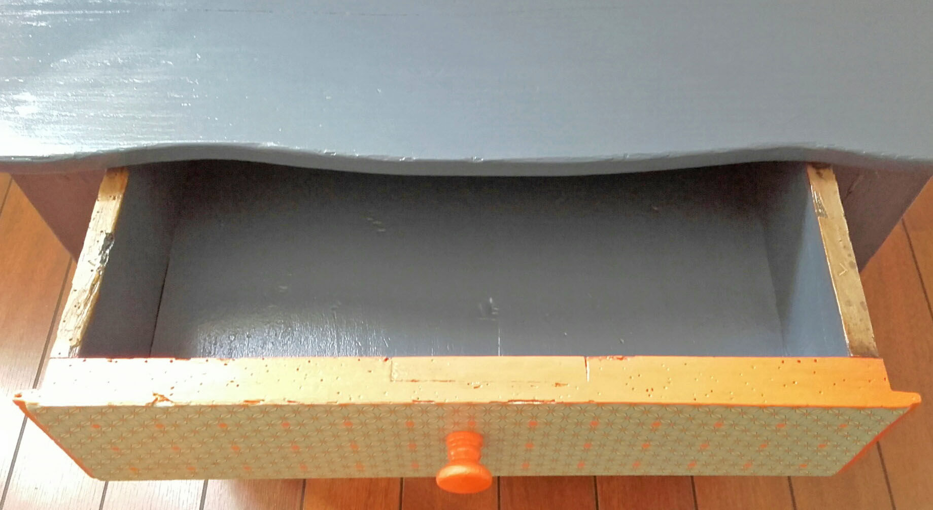 Table low revamped old