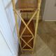 vintage -étagère-bibliotheque-bibus-asymétrique-bambou-bois-rotin-années 60