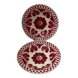 Duo of Digoin Aïcha Plates