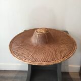 Chapeau asiatique rotin