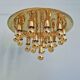 XXL Sputnik ceiling light in brass, Space Age design, 1970.
