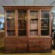 Large, generously sized solid oak display case