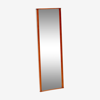 Miroir scandinave en teck 1960