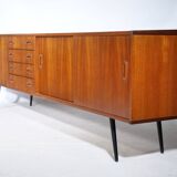 Enfilade design en teck par Musterring datant des années 1960