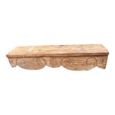 Etagère ancienne bois scultpé - chêne brut - L 102 x P 28