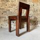 Table and 4 chairs set by Silvio Coppola for Fratelli Montina