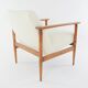 Fauteuil M bouclette crème