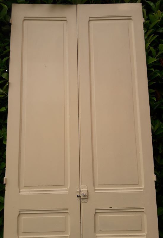 Pair of doors of antique closet