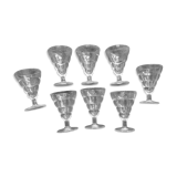 8 glasses bistro year 60