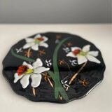 Longwy enamel and earthenware dish