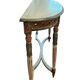 Louis XVI Style Demi-Lune Console – Painted and Gilt, Probably Italian