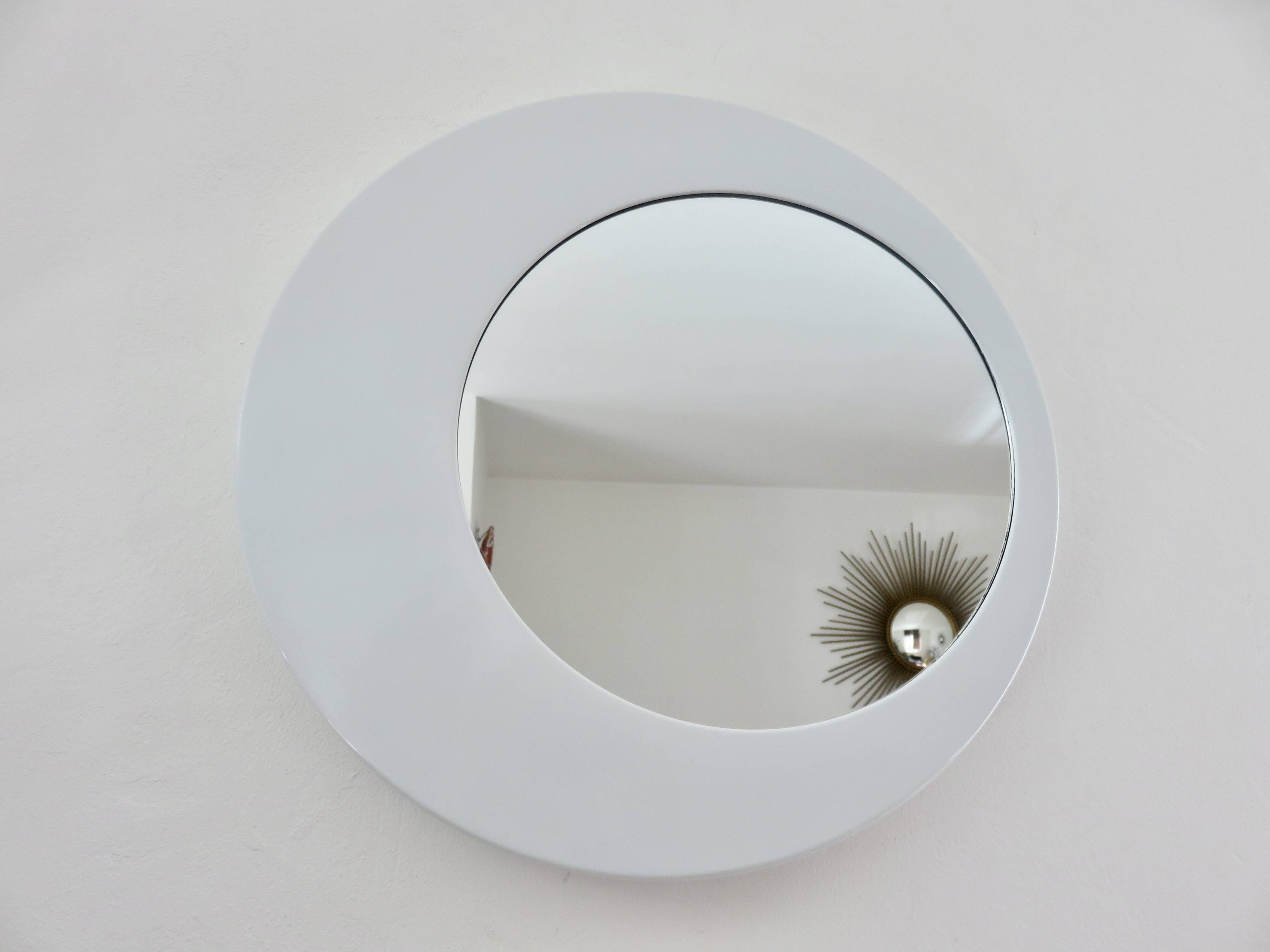 "Off-centre" or asymmetrical mirror, 1980s - 1990s.