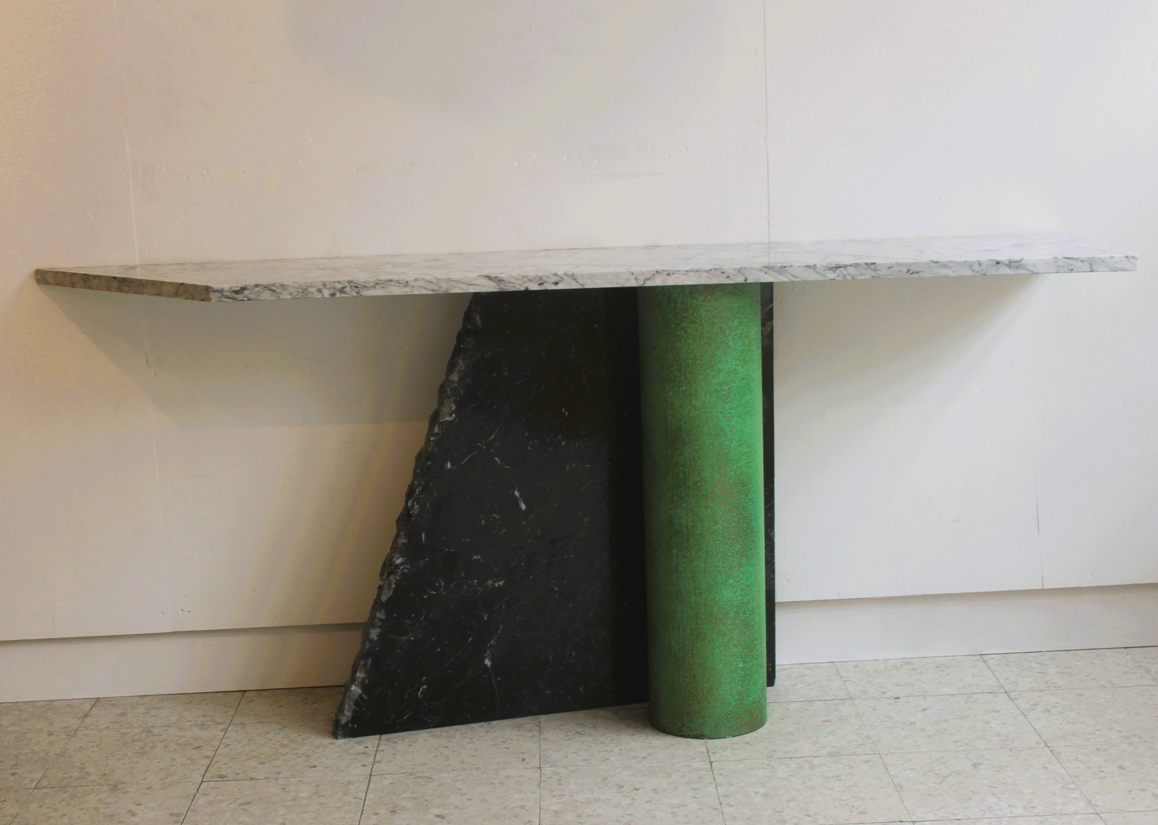 Italian console model Ambiguità, designed by Lella and Massimo Vignelli.