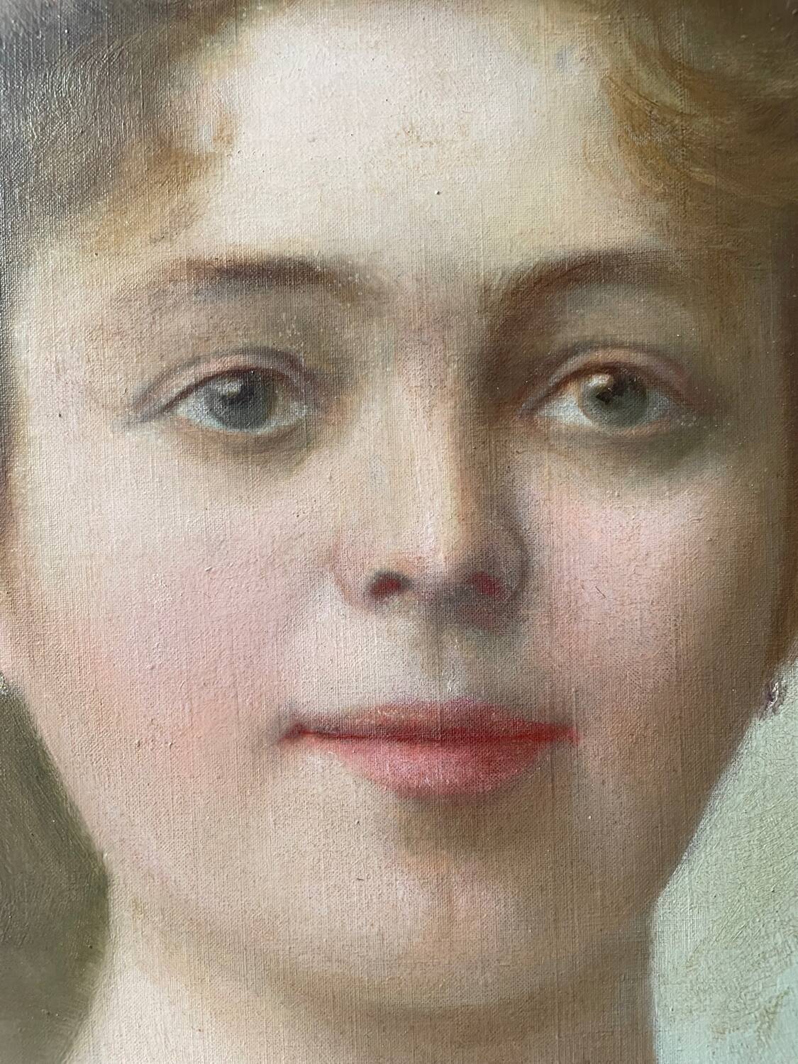 Old painting signed Georges Mouton, early 20th century