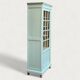 Antique celadon glass Parisian wardrobe H162