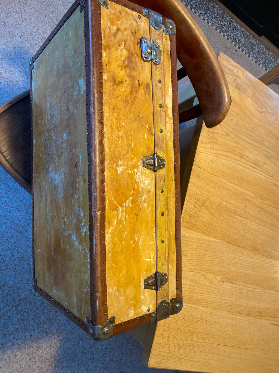 Luxury velun suitcase 1920