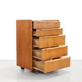 Vintage Oak CE07 plywood chest of drawers by Cees Braakman for Pastoe