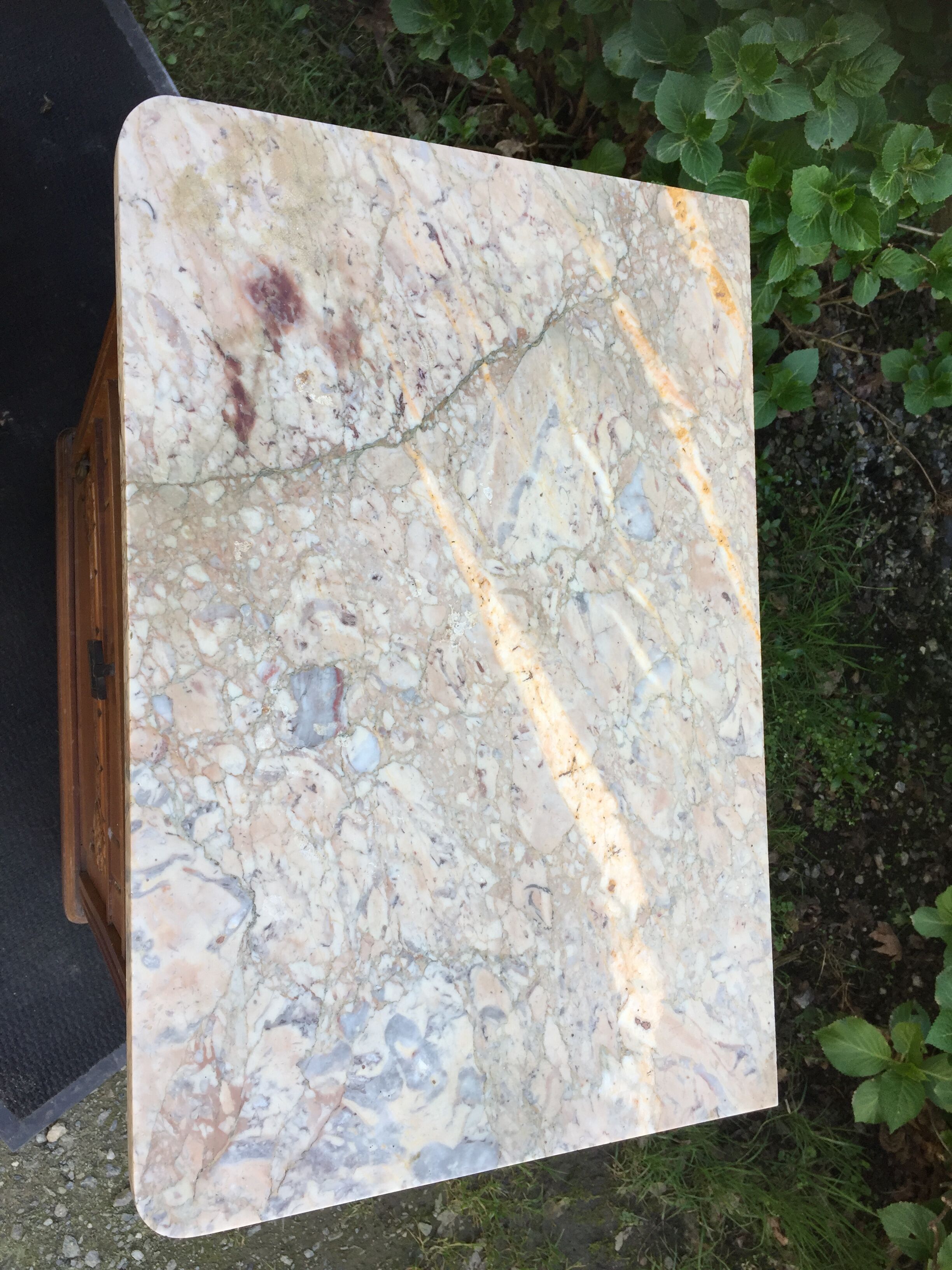 Tables de chevets vintage art deco en noyer