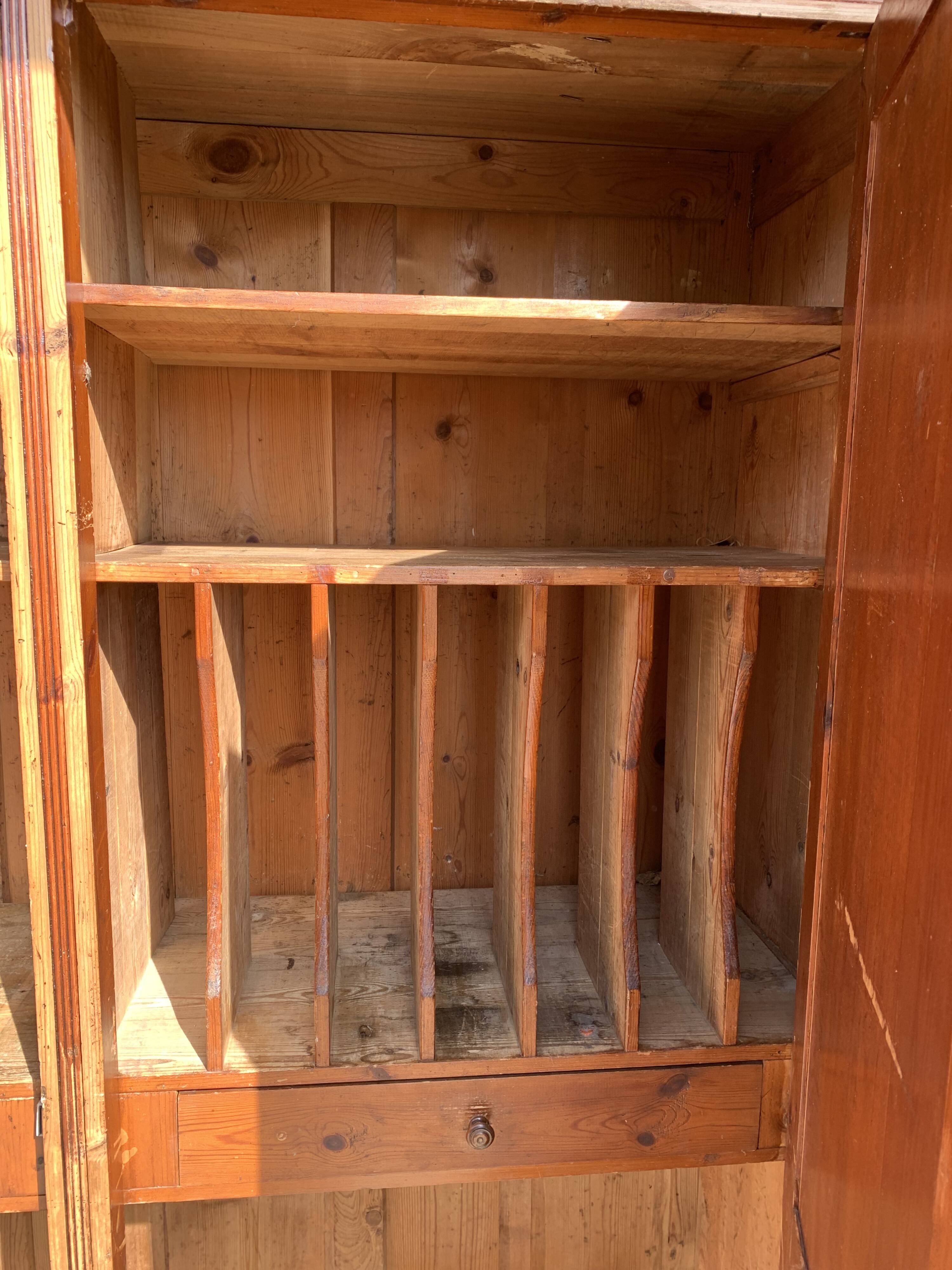 Large pine wardrobe