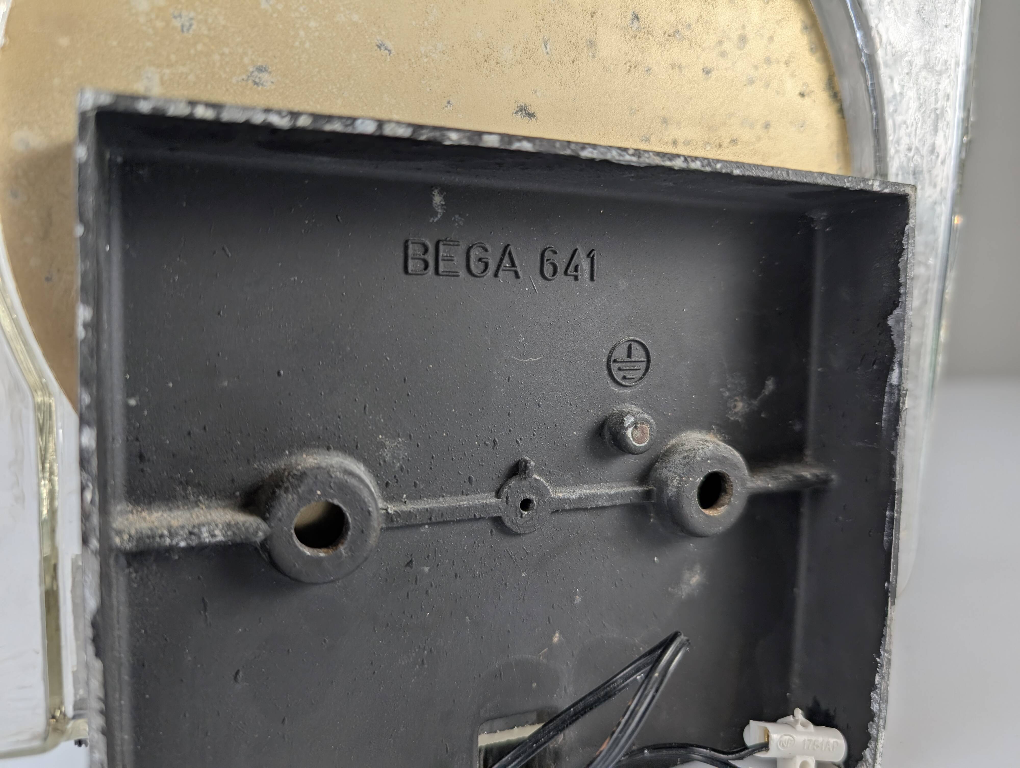 Vintage German wall light from Bega, 1970s