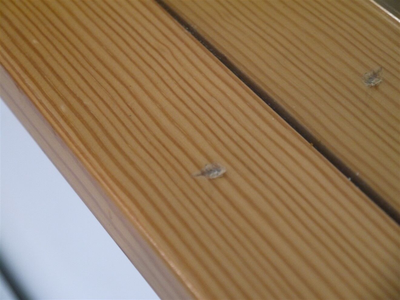 Miroir scandinave en pin 1970