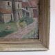 Old painting, village