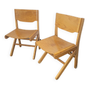 Pair of baumann chairs