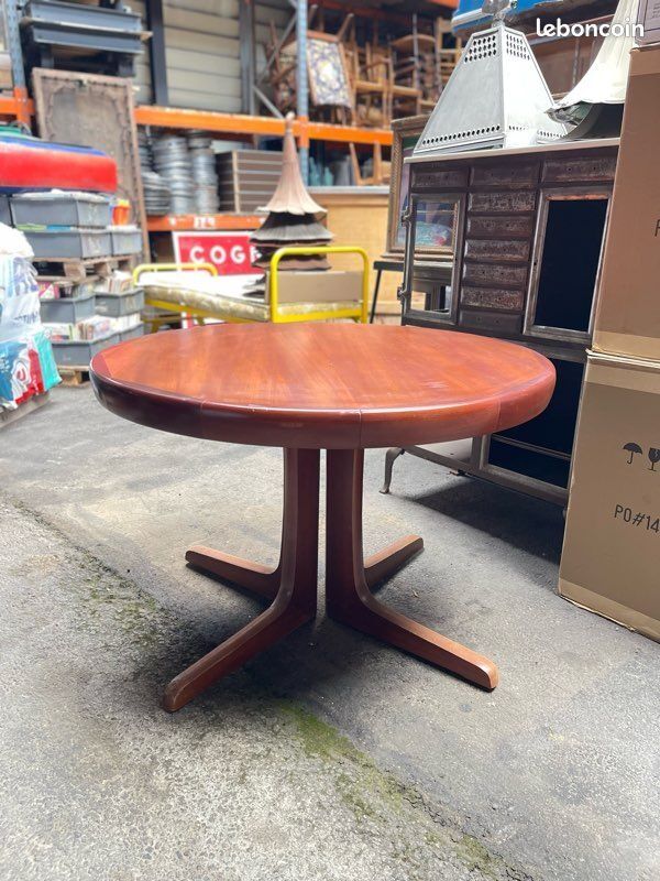 Baumann Scandinavian extendable dining table – 1960s