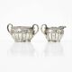 A silver sugar bowl and milk jug, Christian F. Heise, Copenhagen 1919