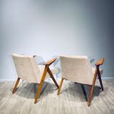 Pair of armchairs "Bunny" Proj. Józef Chierowski "Bunny" 1960'