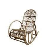 Fauteuil bascule rotin