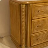 Bamboo chest of drawers