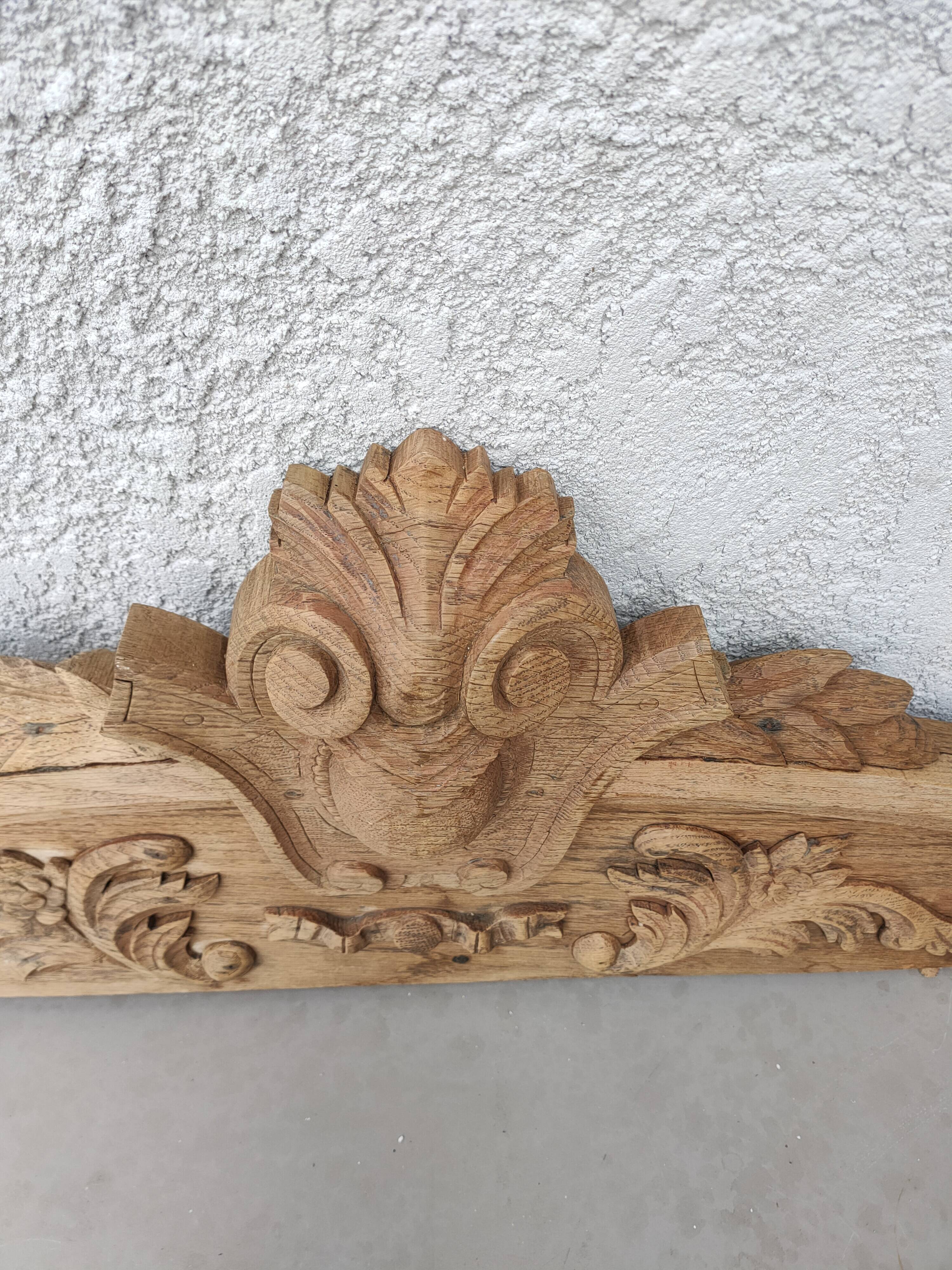 old oak pediment