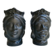 Sicilian head vases /Sicilian Moorish heads