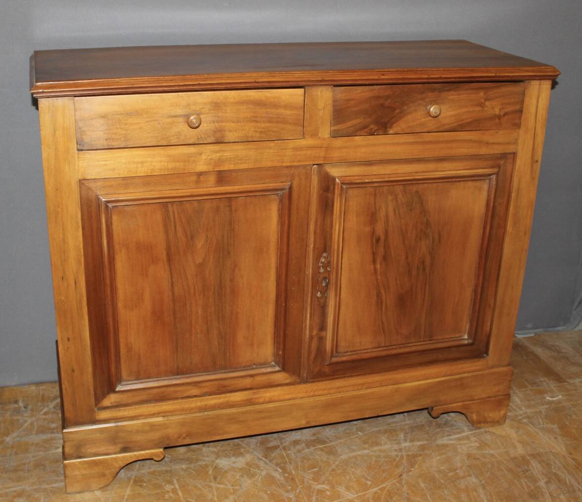 Louis Philippe style walnut sideboard, circa 1900
