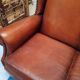 Leather club sofa