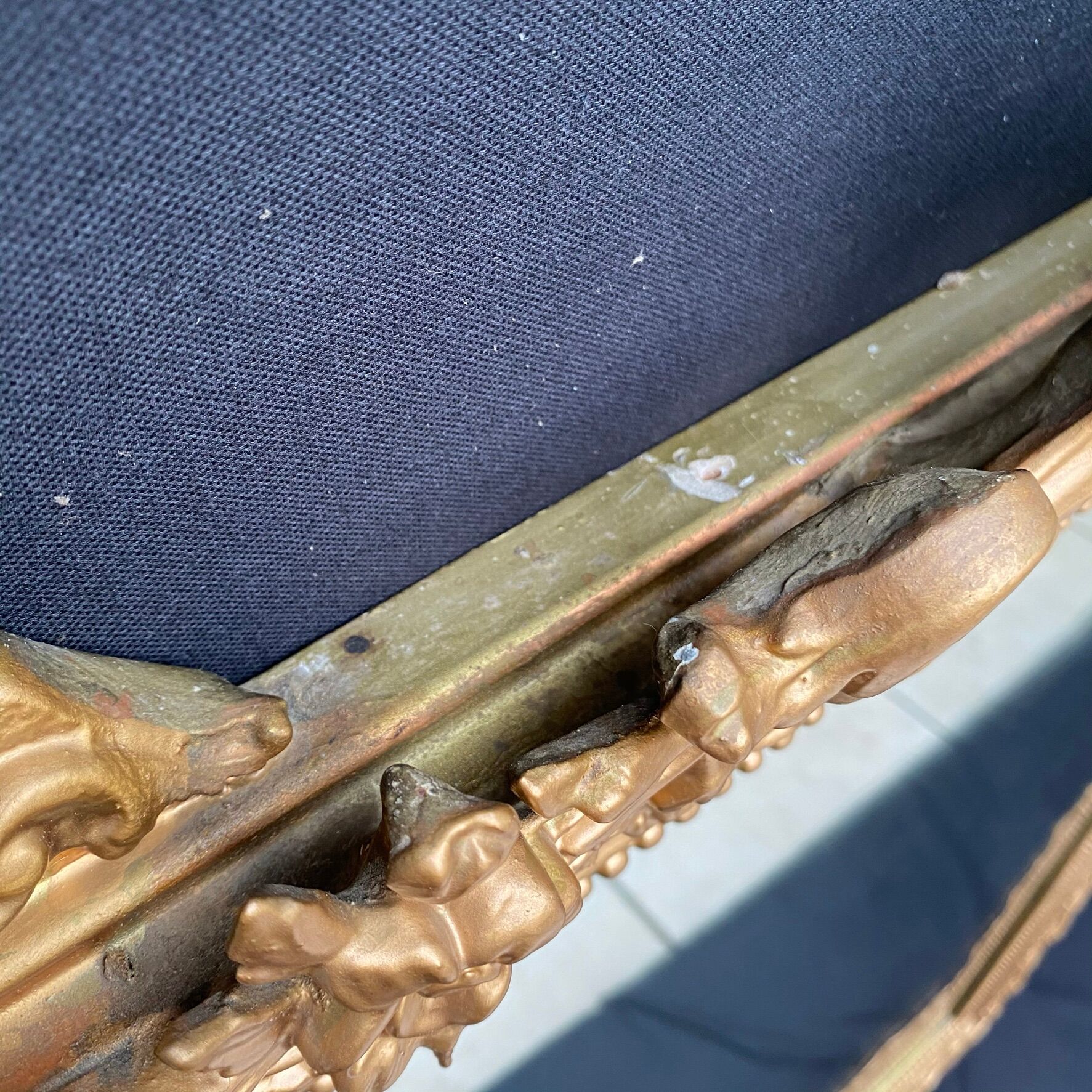 Golden mirror Louis XV 98x156cm