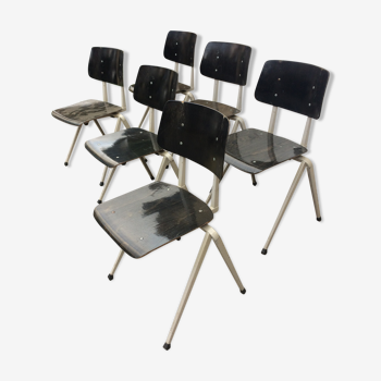 6 Galvanitas S18 compass chairs