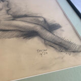 Drawing "Female nude", 1950