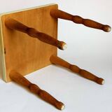 Saddle with turned wooden legs