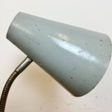 Grey Industrial Gooseneck Table Lamp from Zaos, 1960s
