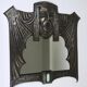 Theatre wall mirror "Tragedy" Vienna Secession Art Nouveau Gustav Klimt, attributed.