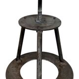 Black Industrial Workshop Swivel Stool, 1960s